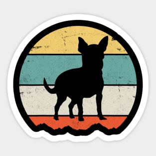 Chihuahua Retro Vintage Sticker